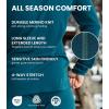 Merino.tech Merino Wool Base Layer – Mens 100% Merino Wool Long Sleeve Thermal Shirts Heavyweight, Midweight, Lite with Socks(.Charcoal Grey 250)