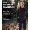 Merino.tech Merino Wool Base Layer Women – 100% Merino Wool Heavyweight, Midweight, Lite Long Sleeve Thermal Shirt and Socks(165 Forest Green)
