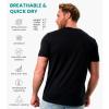 Merino.tech Merino Wool T-Shirt Mens – 100% Merino Wool Undershirt Lightweight Base Layer(.Charcoal)