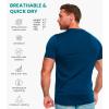 Merino.tech Merino Wool T-Shirt Mens – 100% Merino Wool Undershirt Lightweight Base Layer(Deep Teal)