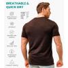 Merino.tech Merino Wool T-Shirt Mens – 100% Merino Wool Undershirt Lightweight Base Layer(.Metal)