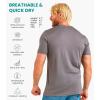 Merino.tech Merino Wool T-Shirt Mens – 100% Merino Wool Undershirt Lightweight Base Layer(Perfect Grey)