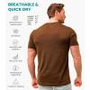 Merino.tech Merino Wool T-Shirt Mens – 100% Merino Wool Undershirt Lightweight Base Layer(.Turtle Green)