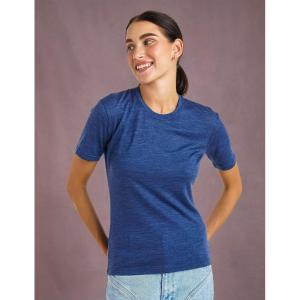 Merino Wool Sport T-Shirt for Women Lightweight (XX-Large, Chicago Blues Crewneck)