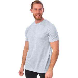 Merino.tech Merino Wool T-Shirt Mens – 100% Merino Wool Undershirt Lightweight Base Layer(Arctic Ice)