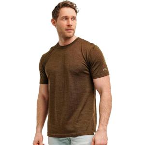 Merino.tech Merino Wool T-Shirt Mens – 100% Merino Wool Undershirt Lightweight Base Layer(.Turtle Green)
