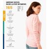 Merino.tech Merino Wool Base Layer Women – 100% Merino Wool Heavyweight, Midweight, Lite Long Sleeve Thermal Shirt and Socks(165 Pink Heather)
