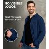Merino Wool Shirts for Men – 100% Merino Wool Button Up Shirt Men Long and Short Sleeve Lightweight Breathable(Light Grey Long Sleeve)