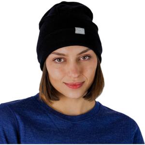Merino Wool Beanie Hat – Cuff Style for Men and Women Unisex Adult(Satin Black)