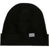 Merino Wool Beanie – Cuffed Hat for Men and Women Warm Unisex Style(Abyss Black)