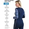 Merino.tech Merino Wool Base Layer Women – 100% Merino Wool Heavyweight, Midweight, Lite Long Sleeve Thermal Shirt and Socks(250 Holiday Lilac)