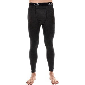 Merino Wool Base Layer Mens Pants – Long, 3/4 Length Merino Wool Thermal Long Johns for Men Underwear Bottoms Leggings(200 Charcoal)