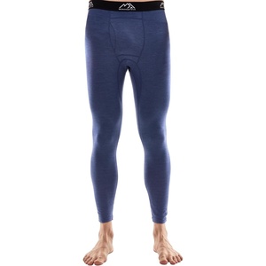 Merino Wool Base Layer Mens Pants – Long, 3/4 Length Merino Wool Thermal Long Johns for Men Underwear Bottoms Leggings(200 Windsor Blue)