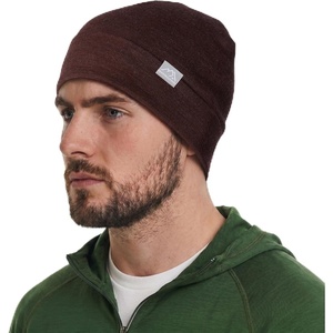 Merino Wool Beanie for Men & Women – 100% Merino Skull Cap 17.5um – All Season Unisex Adult Hat for Running, Hiking, Skiing(Bordo)