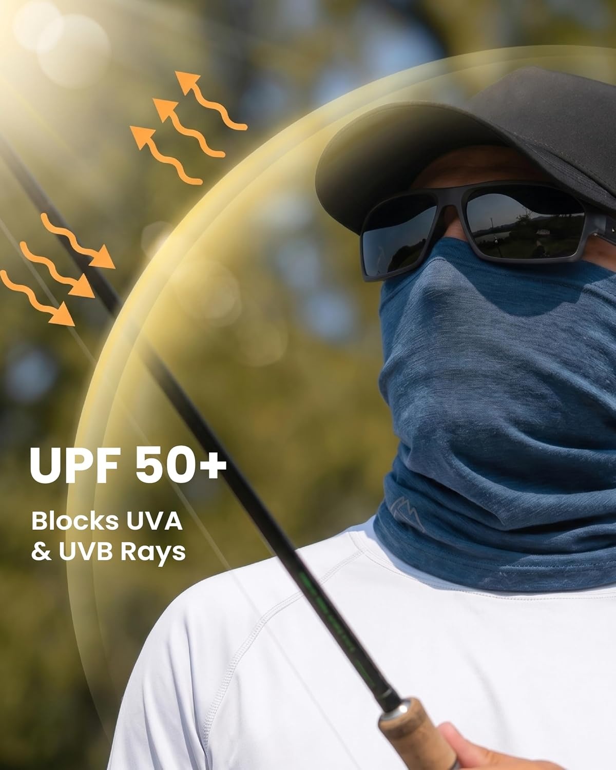 image:image100 Merino Wool Neck Gaiter Unisex Windproof 175um Face Mask 250 GSM Soft NonItchy Cold Weather Gear UV Protection UPF 50 MoistureWicking Hiking Multifunctional Headwear OdorResistantDeep Teal