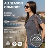 Merino.tech Merino Wool Shirt Women – 100% Merino Wool Base Layer Women Short Sleeve Tee(Rainforest Green)