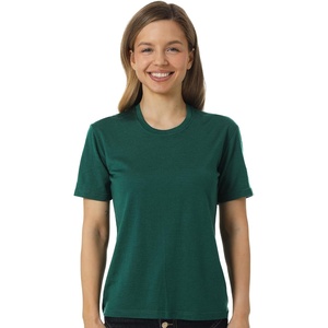 Merino.tech Merino Wool Shirt Women – 100% Merino Wool Base Layer Women Short Sleeve Tee(Rainforest Green)