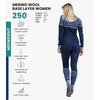 100% Merino Wool Base Layer Women – Quarter Zip Thermal Underwear Set(250 Nordic Tale Berry Zip-up)