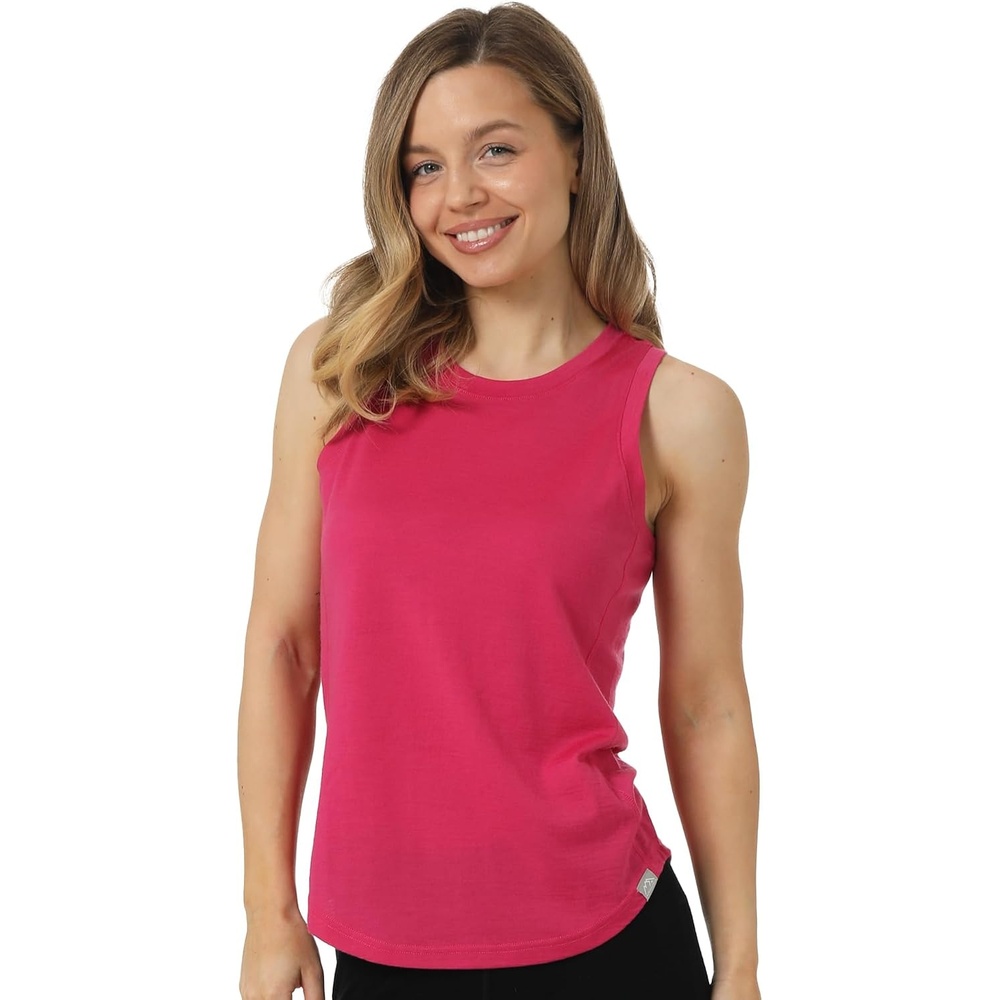 image:image100 Merino Wool Tank Top Women Active Sleeveless Undershirt Base LayerH Purple