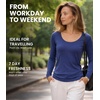 100% Merino Wool Base Layer Women – Thermal Merino Wool Shirt Women(S: 190 Black)