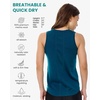 100% Merino Wool Tank Top Women – Active Sleeveless Undershirt Base Layer(H: Deep Teal)
