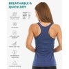 100% Merino Wool Tank Top Women – Active Sleeveless Undershirt Base Layer(R: Windsor Blue)