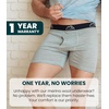 100% Merino Wool Underwear Mens – 1-2 Pack Boxer Briefs for Men 17.5um(1 Pack – 190 Olive Green)
