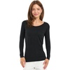 100% Merino Wool Base Layer Women – Thermal Merino Wool Shirt Women(S: 190 Charcoal Grey)