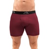 100% Merino Wool Underwear Mens – 1-2 Pack Boxer Briefs for Men 17.5um(1 Pack – 190 Burgundy)