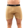 100% Merino Wool Underwear Mens – 1-2 Pack Boxer Briefs for Men 17.5um(1 Pack – 190 Camel)