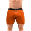 100% Merino Wool Underwear Mens – 1-2 Pack Boxer Briefs for Men 17.5um(1 Pack – 190 Rusty Orange)