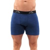 100% Merino Wool Underwear Mens – 1-2 Pack Boxer Briefs for Men 17.5um(1 Pack – 190 Windsor Blue)