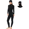 100% Merino Wool Base Layer Women Set – Thermal Underwear Long Johns(260 Black)