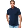 100% Merino Wool Polo Shirt Men – Short & Long Sleeve Shirt Base Later(Midnight Navy)