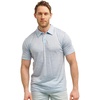 100% Merino Wool Polo Shirt Men – Short & Long Sleeve Shirt Base Later(Arctic Ice)