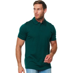 100% Merino Wool Polo Shirt Men – Short & Long Sleeve Shirt Base Later(Forest Green)
