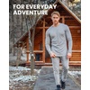 Merino.tech 100% Merino Wool Base Layer Mens – Thermal Underwear Long Johns(165 Burgundy)