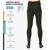 Merino.tech 100% Merino Wool Base Layer Mens – Thermal Underwear Long Johns(250 Army Green)