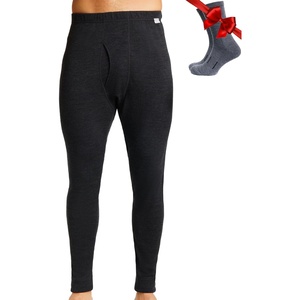 Merino.tech 100% Merino Wool Base Layer Mens – Thermal Underwear Long Johns(. Charcoal Grey 250)