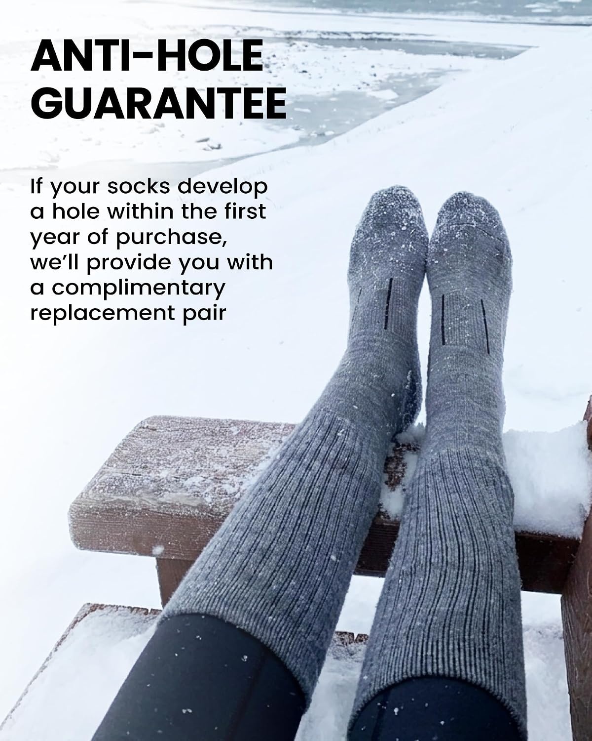 image:imageMerino Wool Socks for Men amp Women 36 Pack Wool Hiking amp Hockey SocksMulticolor Smoke Grey Steel Grey Jet Black