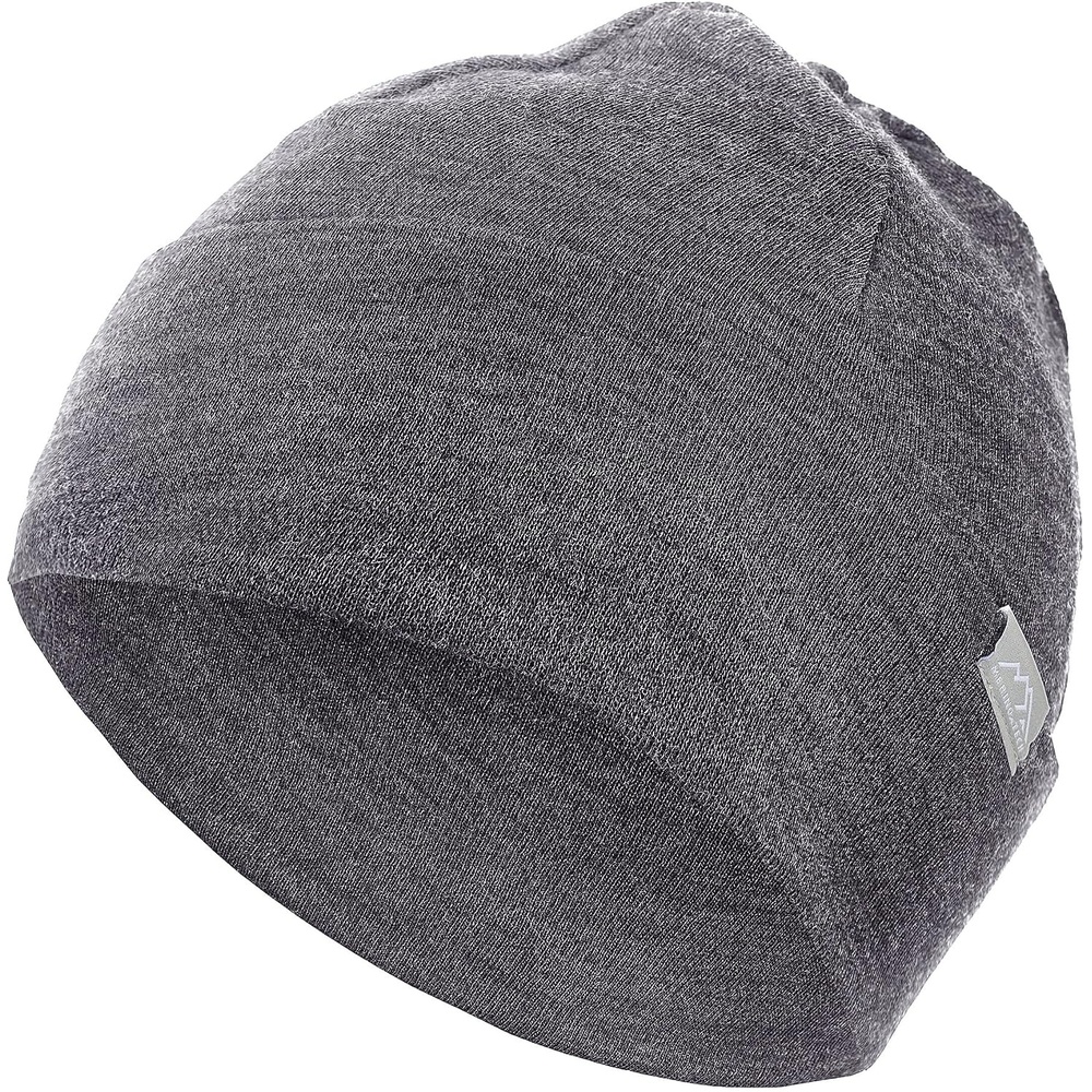 image:image100 Merino Wool Beanie Kids Unisex Wool Cap 175um for Kids Toddler HatGrey Melange