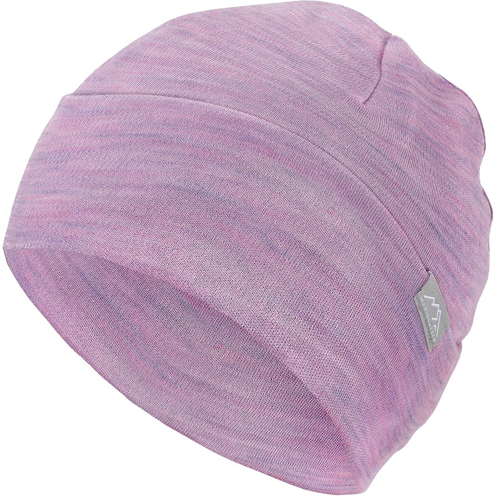 image:image100 Merino Wool Beanie Kids Unisex Wool Cap 175um for Kids Toddler HatHeather Lilac