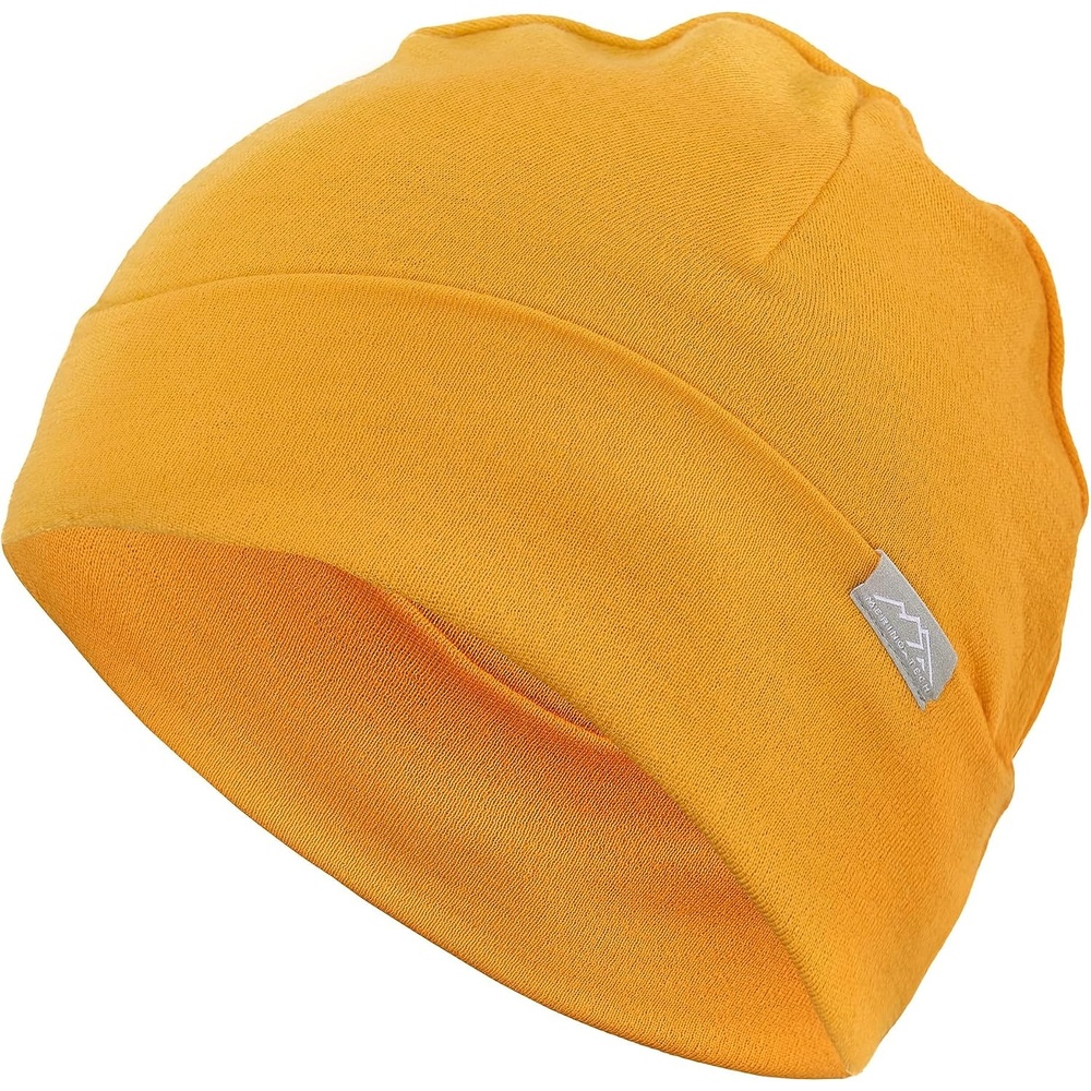 image:image100 Merino Wool Beanie Kids Unisex Wool Cap 175um for Kids Toddler HatMustard