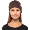 100% Merino Wool Beanie Kids – Unisex Wool Cap 17.5um for Kids -Toddler Hat(Chocolate)