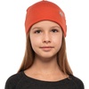 100% Merino Wool Beanie Kids – Unisex Wool Cap 17.5um for Kids -Toddler Hat(Rusty Organge)