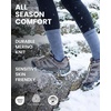 Merino Wool Socks for Men & Women – 3-6 Pack Wool Hiking & Hockey Socks(Multicolor: Navy Blue  Pearl Grey  Hunter Green)