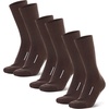 Merino Wool Socks for Men & Women – 3-6 Pack Wool Hiking & Hockey Socks(Chocolate Pack of 3)
