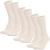 Merino Wool Socks for Men & Women – 3-6 Pack Wool Hiking & Hockey Socks(Natural White Pack of 3)