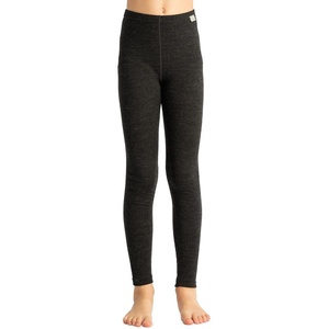 100% Merino Wool Base Layer Kids, Midweight Long Johns, Kids Thermal Pants(Charcoal Grey)