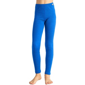100% Merino Wool Base Layer Kids, Midweight Long Johns, Kids Thermal Pants(Cobalt Blue)